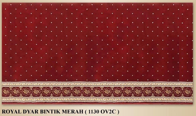 Karpet Masjid Royal Dyar Merah