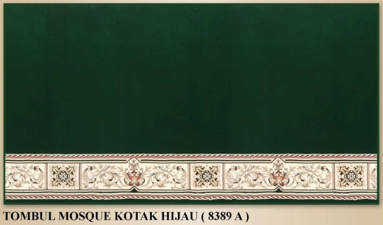 Karpet Masjid Tombul Mosque Hijau