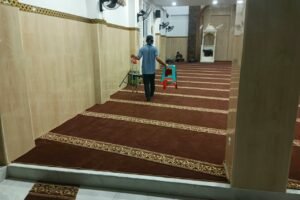 Karpet Masjid Warna Coklat Kingdom 12mm, Cocok untuk Masjid dengan Interior Natural