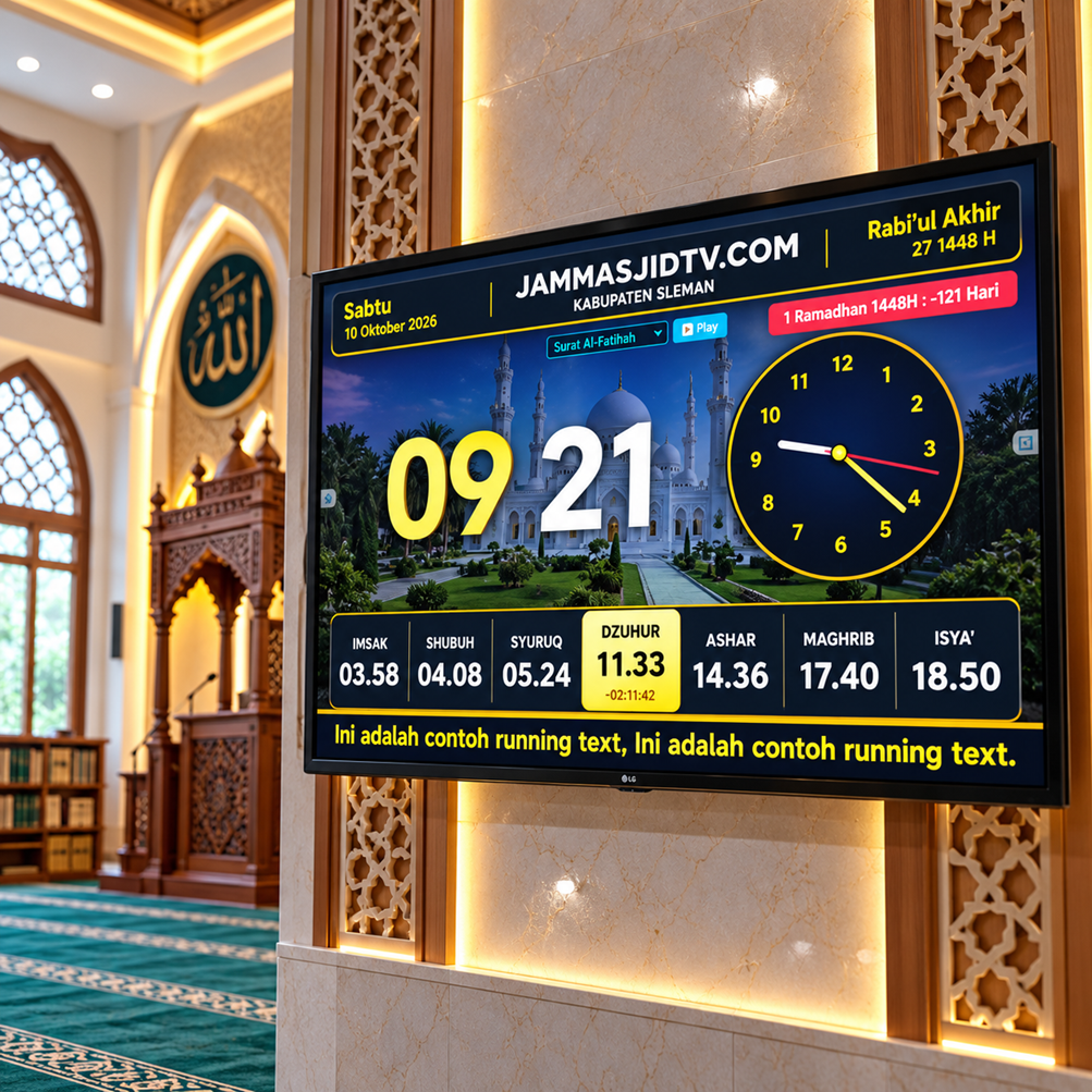 Theme Jam Masjid TV Al Hilal 3