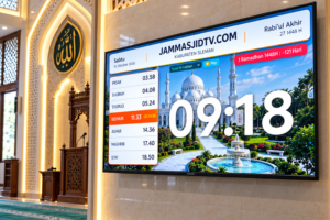 10 Theme Aplikasi Jam Masjid Waktu Sholat TV Al Hilal, Tampilan Masjid Lebih Modern